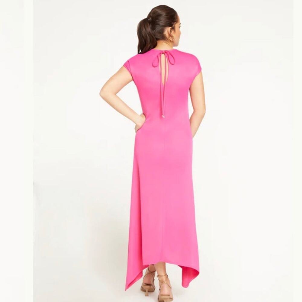 GSTQ Top Spin Dress in Pink Lux